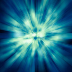 Dark green-blue bokeh blur background 