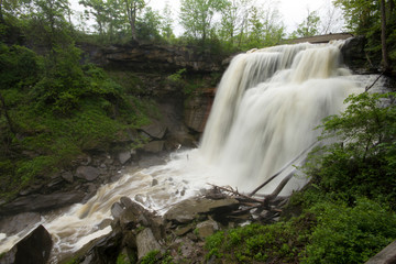 Brandywine Falls in Ohio, USA