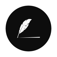 Feather pen  logo