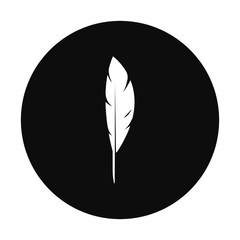 Feather pen  logo