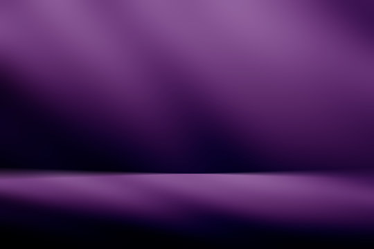Purple  empty room studio gradient used for background and display your product