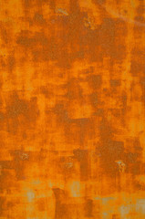 Old rusty metal door closeup