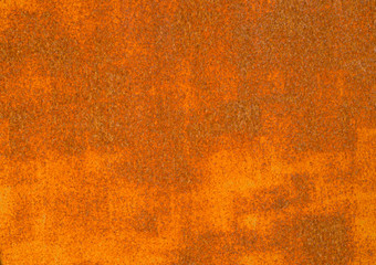 Old rusty metal door closeup