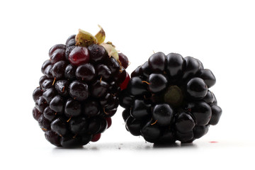 Two blackberries