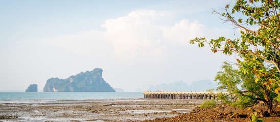 Tropical paradise at An Pao Beach, Koh Yao Noi, Thailand