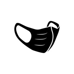 Face mask icon vector logo
