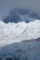 Big ice trekking in Perito Moreno glacier Argentina