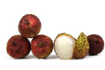 Lychee fruit. Far Eastern delicacy. Fruit is very popular in China.
