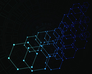 Abstract high technology as background