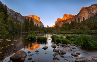 Yosemite National Park Sunset, California