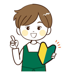 男性、店員、初心者、説明