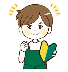 男性、店員、初心者、応援