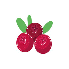 grapes exotic fruits flat style