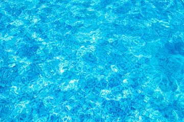 Ripped blue swimming pool water, seamless background