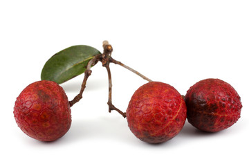 Lychee fruit. Far Eastern delicacy. Fruit is very popular in China.