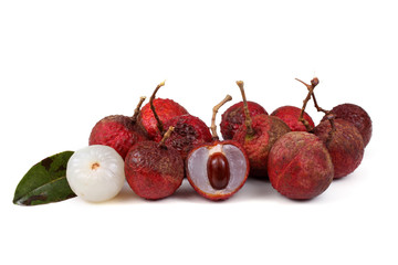 Lychee fruit. Far Eastern delicacy. Fruit is very popular in China.