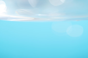 Fototapeta premium 水 波 青 夏 アブストラクト 背景