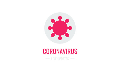 Coronavirus Live Updates Poster Design