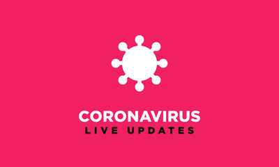 Coronavirus Live Updates Poster Design
