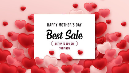 happy mothers day best sale banner background vector illustration