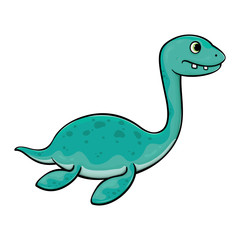 Dino, cute elasmosaurus