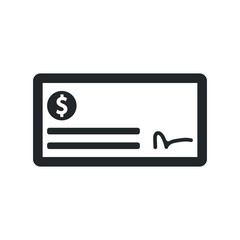 Bank Cheque icon