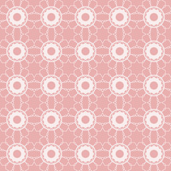 seamless pattern with circles pink ornament, perfect for patern, wallpaper, texture,decoration, ornament, ilustration, ppt, instagram, batik & damask concept.