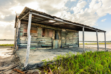 old wooden house