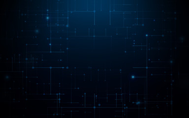 Abstract circuit board technology digital futuristic background. Hi-tech digital technology concept