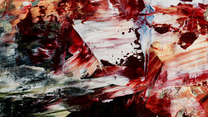 Colorful Abstract Background Wallpaper. Modern Motif Visual Art. Beautiful Color Mixtures of Oil Paint. Trendy Oil Painting Canvas. Wall Decor and Wall Art Prints Idea. Wavy Combination of Marble Pain