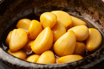 ニンニクのたまり漬け