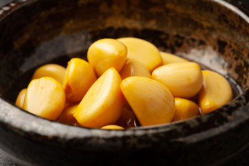 ニンニクのたまり漬け