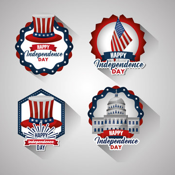 bundle of presidents day set emblems