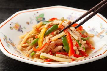 青椒肉絲