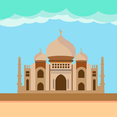 mosque vector, Vector illustration