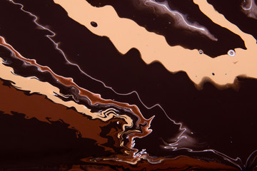 Abstract stains in brown