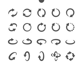 360 degrees v1 UI Pixel Perfect Well-crafted Vector Solid Icons 48x48 Ready for 24x24 Grid for Web Graphics and Apps. Simple Minimal Pictogram