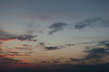 Fototapeta premium cloud on dramatic dusk sky