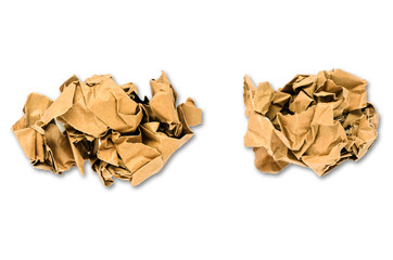 torn paper isolated on white background with clipping path.