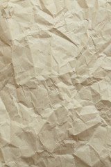 Obraz premium brown crumpled paper texture background