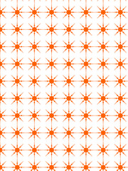 Abstract geometric pattern with crossing thin lines and round. Stylish texture in color full. Seamless pattern.