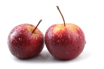 Two little apples - focused and unfocused