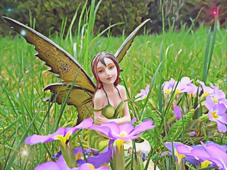 Fototapeta premium Fée du jardin (1)