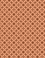 Abstract geometric pattern with crossing thin lines and round. Stylish texture in color full. Seamless pattern.