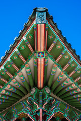 한국적인 건축물의 지붕 문양 