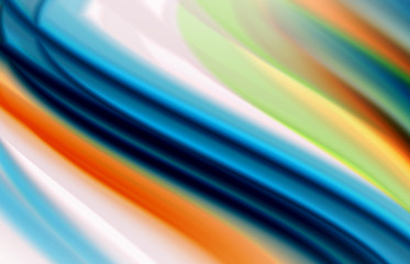 Abstract background - fluid color gradient waves, with dynamic motion line effect. Vector Illustration For Wallpaper, Banner, Background, Card, Book Illustration, landing page