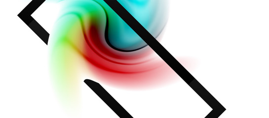 Abstract background, fluid mixing gradient liquid style colors composition. Vector Illustration For Wallpaper, Banner, Background, Card, Book Illustration, landing page