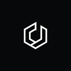  Minimal elegant monogram art logo. Outstanding professional trendy awesome artistic D DD initial based Alphabet icon logo. Premium Business logo White color on black background