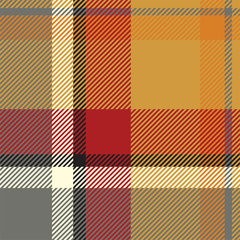 Tartan scotland seamless plaid pattern vector. Retro background fabric. Vintage check color square geometric texture.