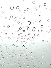 water drops on gray and white background